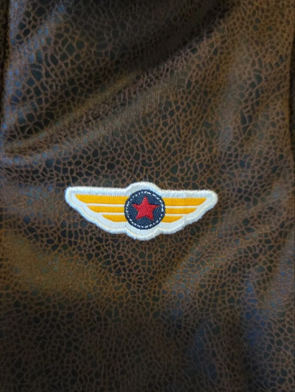 Little Me Brown Aviator Jacket with Sherpa Collar Size 12M